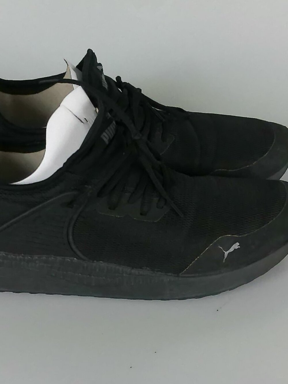 PUMA Pacer Next Cage Men’s Size 13 Triple Black Athletic Sneakers